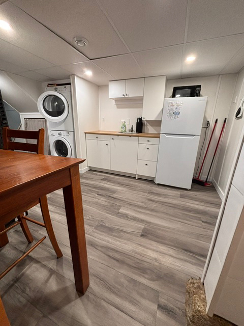 Finished laundry area from a completed investment-property renovation