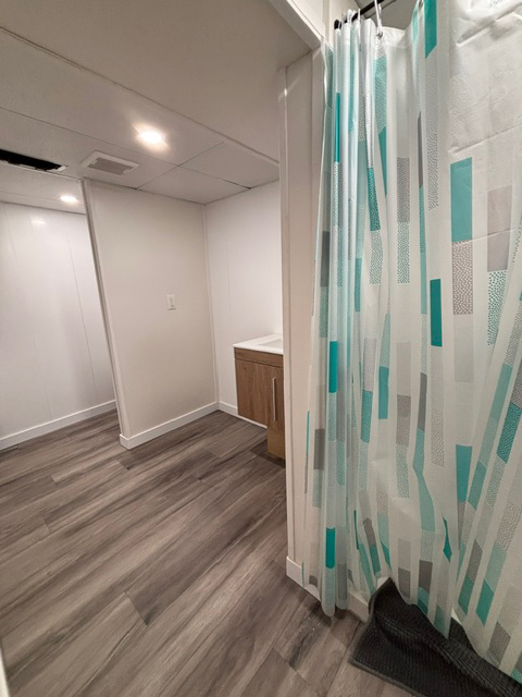 Finished utility area from a completed investment-property renovation